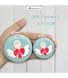 CHAPA  "BEBÉ ANGELITO" (niño)