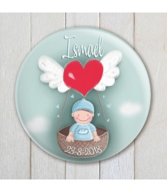 CHAPA PERSONALIZADA "PURO AMOR" (niño)