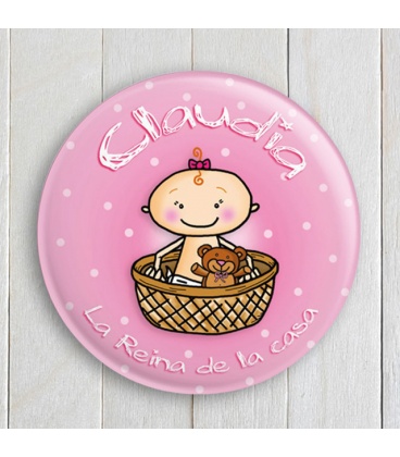 CHAPA PERSONALIZADA "BEBITA" 