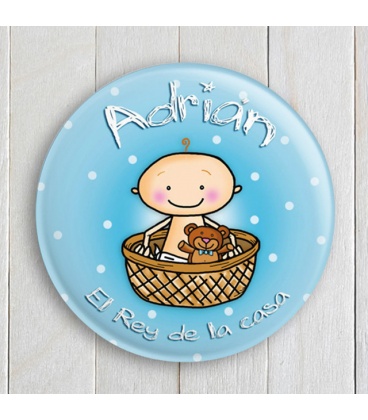 CHAPA PERSONALIZADA "BEBITO" 