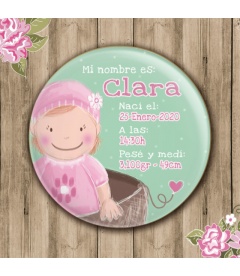 CHAPA "NACIMIENTO BEBITA" (bautizo)