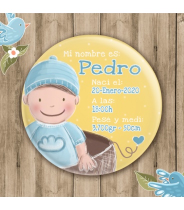 CHAPA "NACIMIENTO BEBITO" (bautizo)
