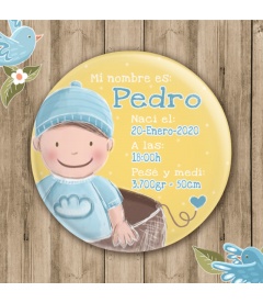 CHAPA "NACIMIENTO BEBITO" (bautizo)