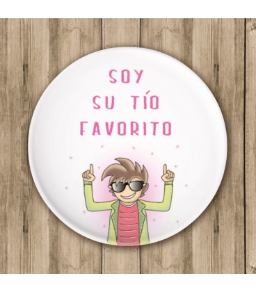 CHAPA "SOY SU TÍO" (bautizo)