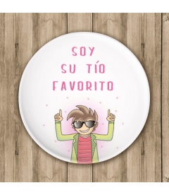 CHAPA "SOY SU TÍO" (bautizo)