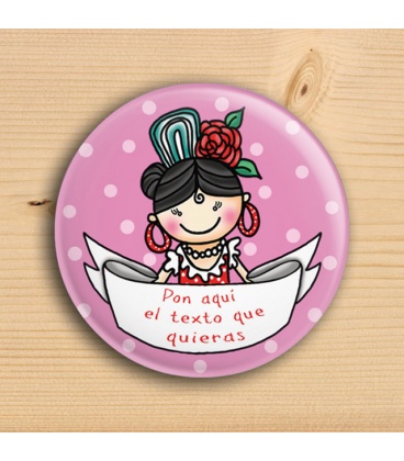 CHAPA PERSONALIZADA "FLAMENCA"