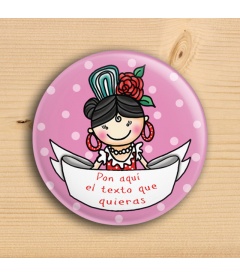 CHAPA PERSONALIZADA "FLAMENCA"