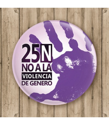 CHAPA "NO VIOLENCIA"