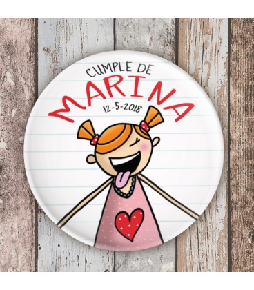 CHAPA DE CUMPLEAÑOS "TRAVIESA"
