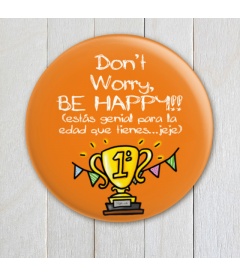 CHAPA "DON'T WORRY" (cumpleaños)