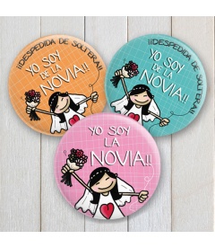 CHAPAS DESPEDIDAS "YO SOY DE LA NOVIA"