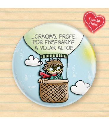 CHAPA "GRACIAS PROFES" (niño)