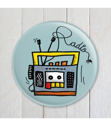 CHAPA RETRO "RADIO"