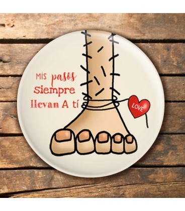 CHAPA "PIE AMOROSO" (chico)