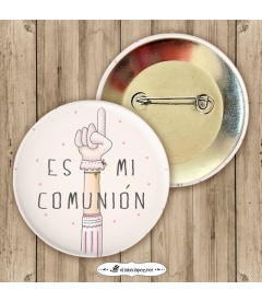 CHAPA MI COMUNIÓN "MANO" (ella)