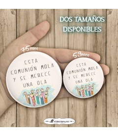 CHAPA "UNA OLA" (comuniones)