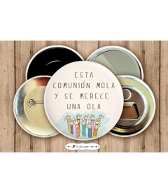 CHAPA "UNA OLA" (comuniones)