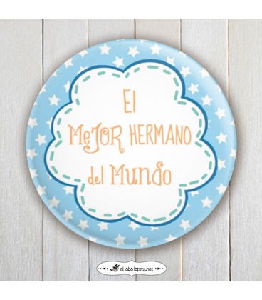 CHAPA "MEJOR HERMANO"