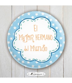 CHAPA "MEJOR HERMANO"