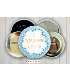 CHAPA "MEJOR HERMANO"