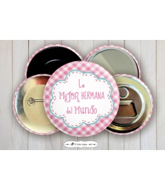 CHAPA "MEJOR HERMANA"