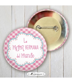CHAPA "MEJOR HERMANA"