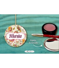CHAPA NOMBRES "FLORES EXÓTICAS"