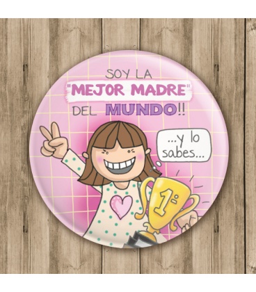 CHAPA "MEJOR MADRE DEL MUNDO"