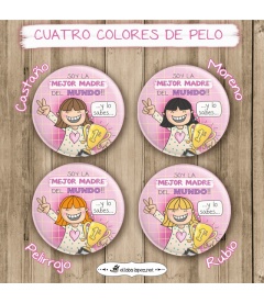 CHAPA "MEJOR MADRE DEL MUNDO"