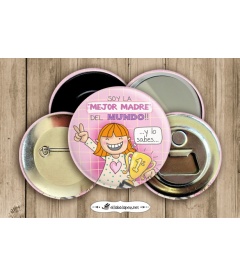 CHAPA "MEJOR MADRE DEL MUNDO"