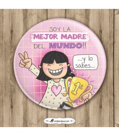 CHAPA "MEJOR MADRE DEL MUNDO"