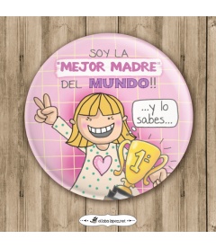 CHAPA "MEJOR MADRE DEL MUNDO"