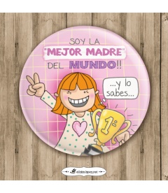 CHAPA "MEJOR MADRE DEL MUNDO"