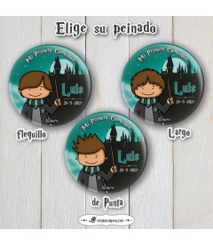 CHAPA COMUNIÓN "SLYTHERIN" Harry Potter