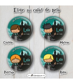 CHAPA COMUNIÓN "SLYTHERIN" Harry Potter