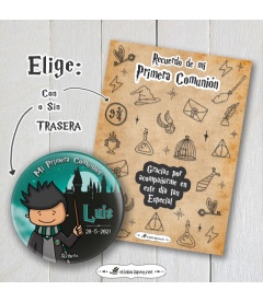 CHAPA COMUNIÓN "SLYTHERIN" Harry Potter