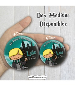 CHAPA COMUNIÓN "SLYTHERIN" Harry Potter
