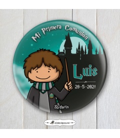 CHAPA COMUNIÓN "SLYTHERIN" Harry Potter