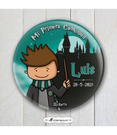 CHAPA COMUNIÓN "SLYTHERIN" Harry Potter