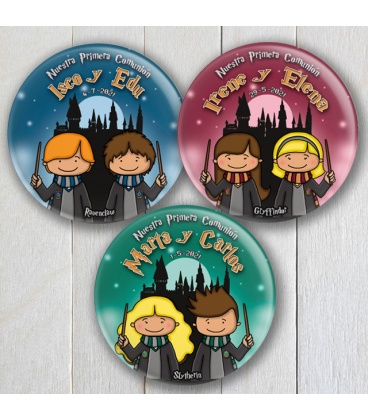 CHAPA "COMUNIÓN DÚO HARRY POTTER"