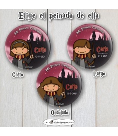 CHAPA "COMUNIÓN DÚO HARRY POTTER"