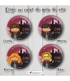 CHAPA "COMUNIÓN DÚO HARRY POTTER"