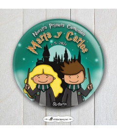 CHAPA "COMUNIÓN DÚO HARRY POTTER"