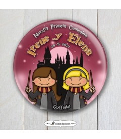 CHAPA "COMUNIÓN DÚO HARRY POTTER"