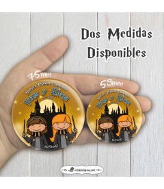 CHAPA "COMUNIÓN DÚO HARRY POTTER"