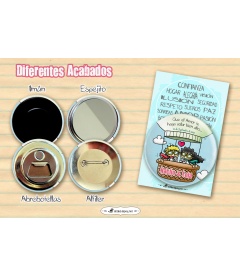 CHAPAS PARA BODAS "EN GLOBO"