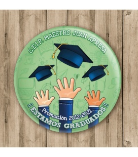 CHAPA PERSONALIZADA "ESTAMOS GRADUADOS"