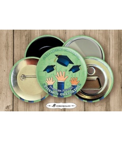 CHAPA PERSONALIZADA "ESTAMOS GRADUADOS"