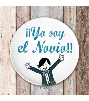 CHAPA BODA "YO SOY EL NOVIO"