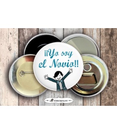 CHAPA BODA "YO SOY EL NOVIO"